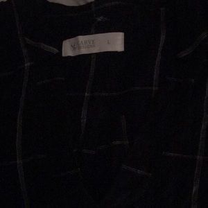 Carve designs open neck plaid shirt